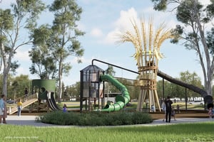 FORGE Thomas Jack Park Playground Render for Western Downs Regional Council