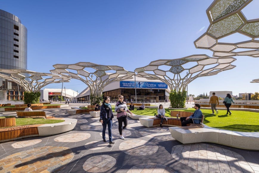 Adelaide Festival Plaza Arbours