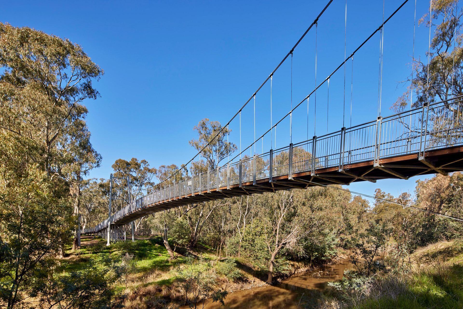 Australian Botanic Gardens Shepparton Bridge