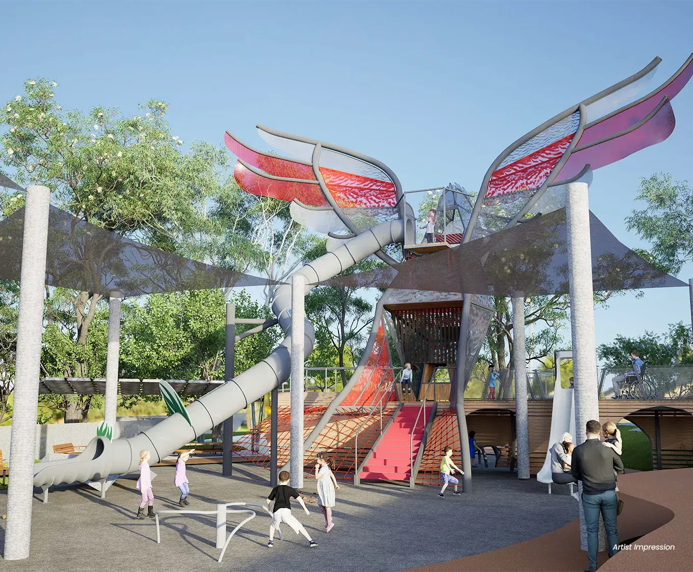 Central Park Armadale Play Structure and Banksia Pods