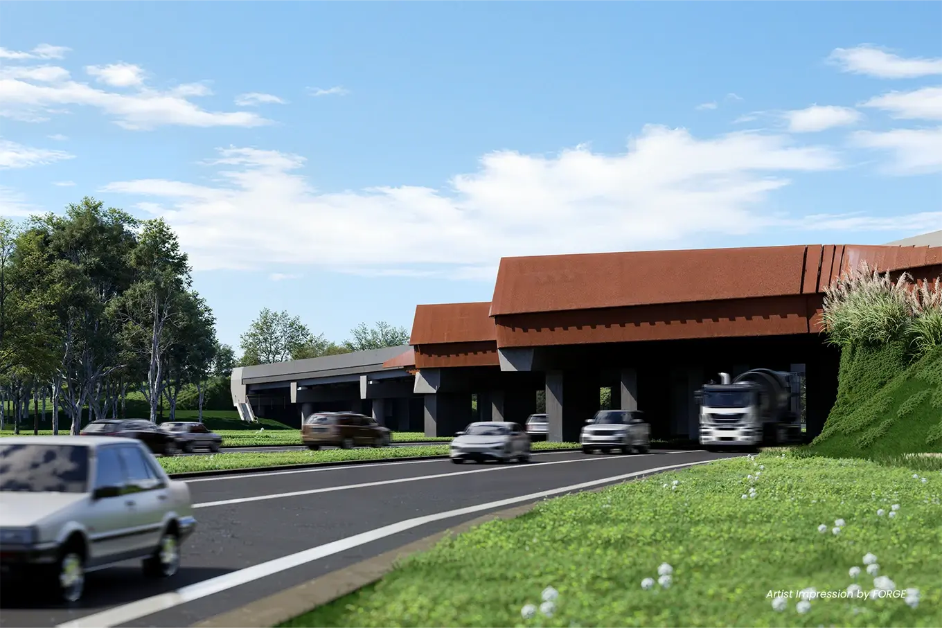 Gateway to Bruce Upgrade - Ribbon Banding Artwork
