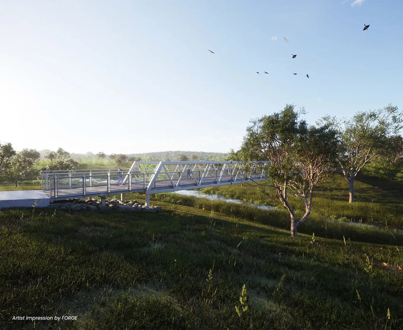 Kinbrook Estate Pedestrian Bridge and Conservation Reserve Pathway