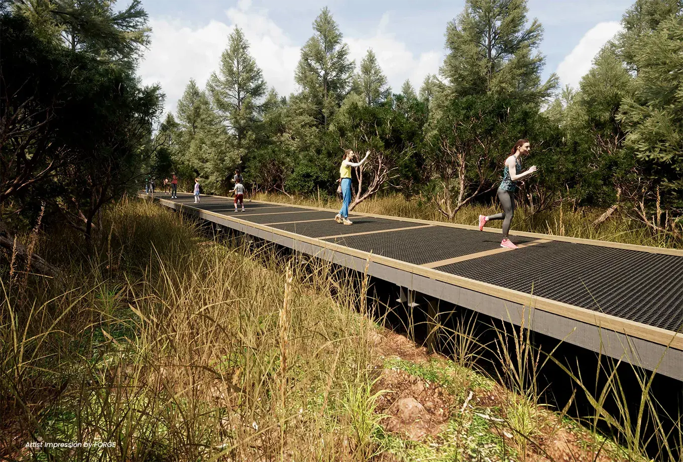 Riverlands Bridge and Boardwalk